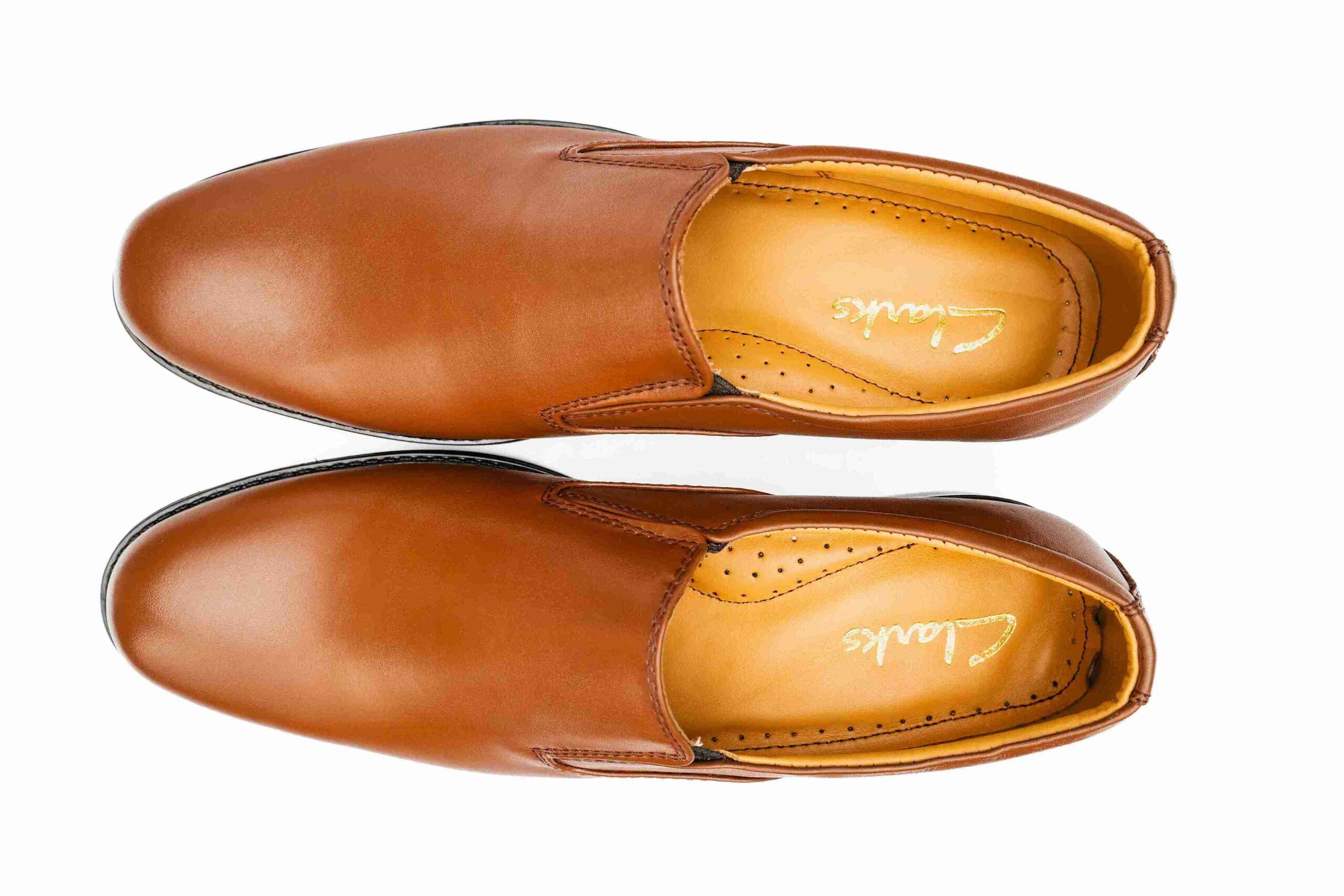 Clarks leather brogues on sale